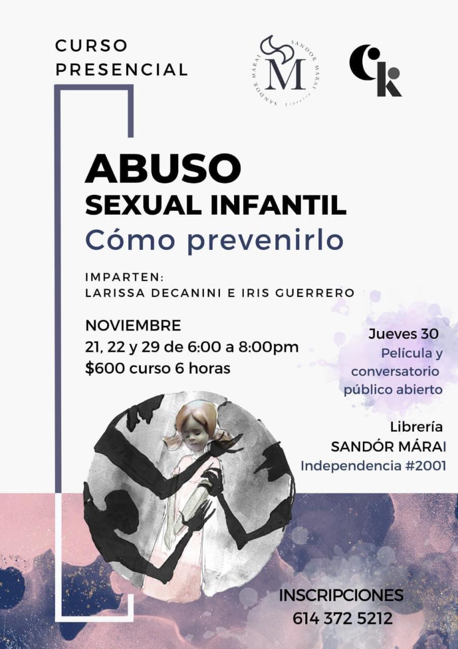 Curso Abuso Sexual Infantil Cómo Prevenirlo Chihuahua Chih 5501