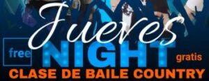 Jueves de clases de baile country gratis