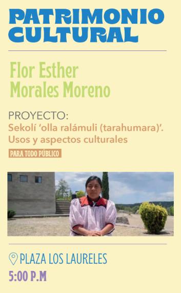 FOMAC 6: Patrimonio Cultural: Flor Esther Morales