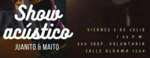 Show acústico: Juanito + Maitto