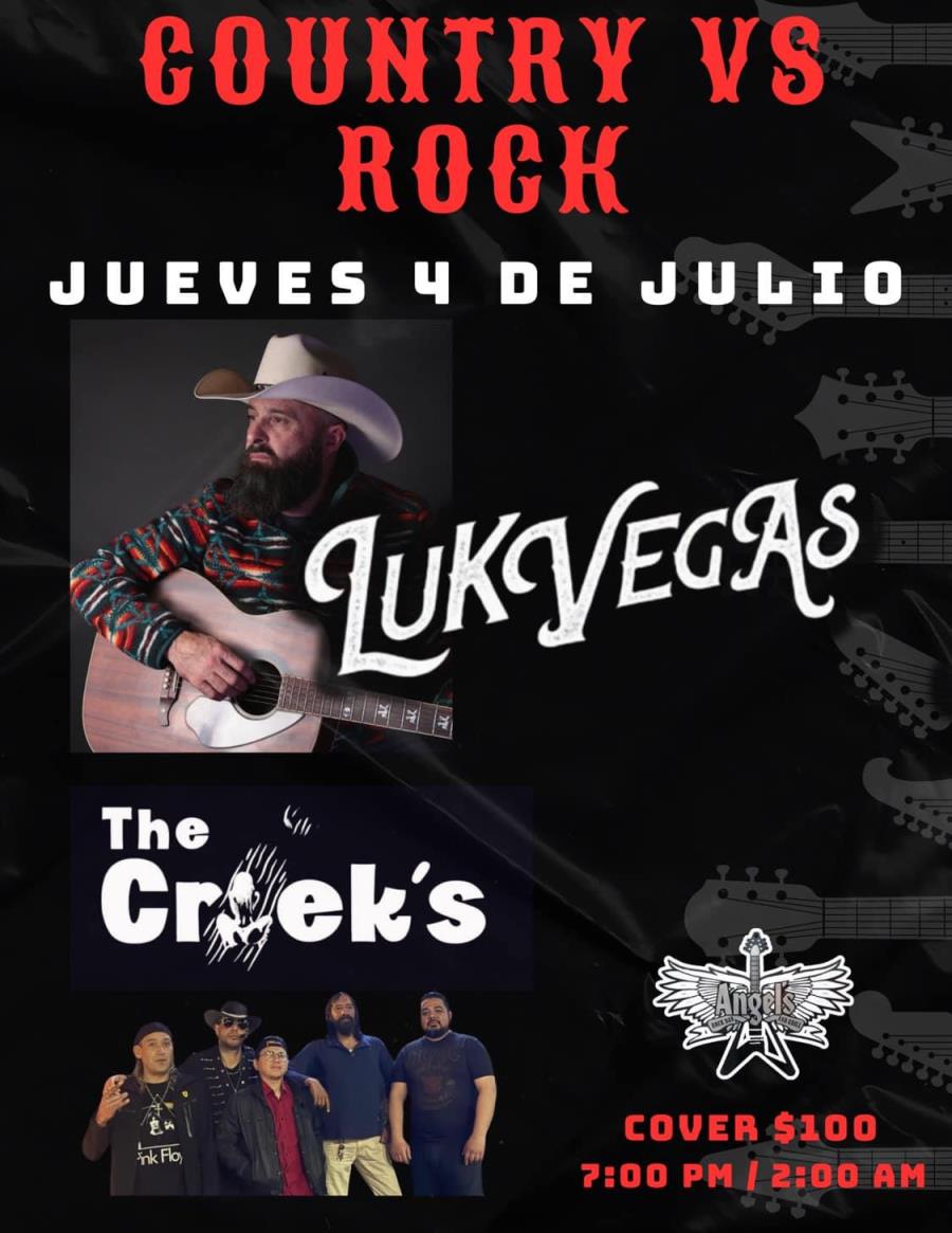 COUNTRY VS ROCK: Luk Vegas + Thee Creek's